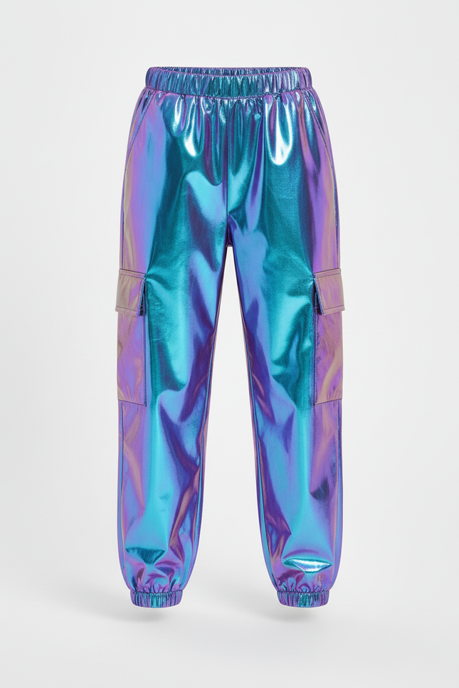 Pantalon Cargo Réfléchissant - Multicolore Polyester - vue 3