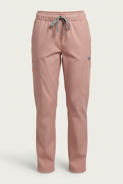 Pantalon Cargo Rose Coton Ample Décontracté Enfant - vue 3